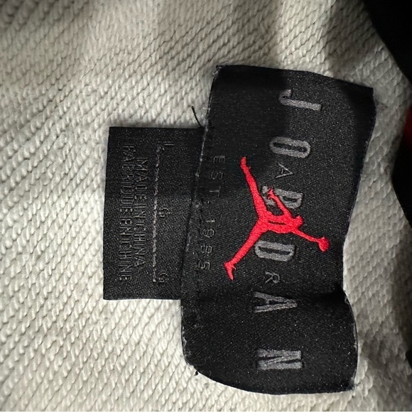 Air Jordan youth large camo spell out hoodie sweatshirt FLAWED - Picture 7 of 8